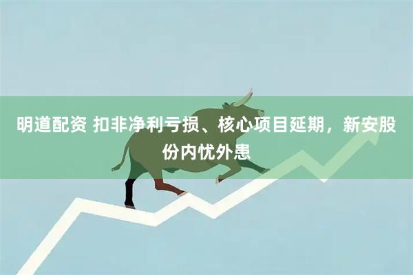 明道配资 扣非净利亏损、核心项目延期，新安股份内忧外患