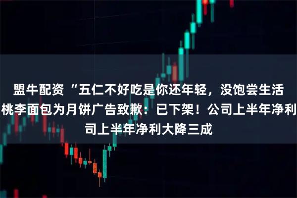 盟牛配资 “五仁不好吃是你还年轻，没饱尝生活的毒打” 桃李面包为月饼广告致歉：已下架！公司上半年净利大降三成